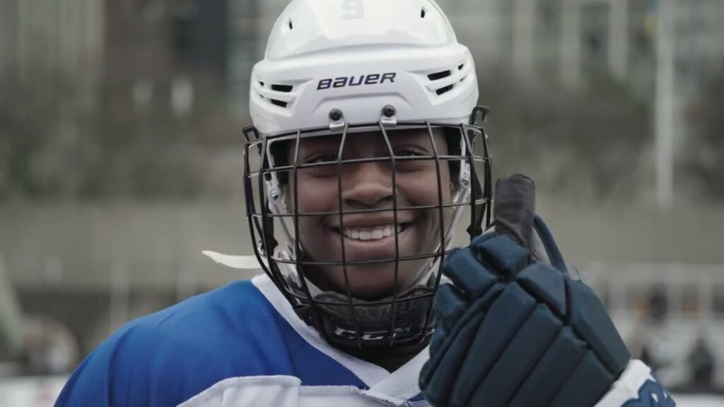 NHL All Star Black Girl Hockey Club Canada, Hockey Equality and Leafs development program skate